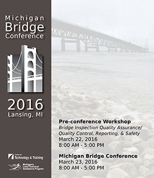 2016 Michigan Bridge Conference program, Lansing, MI