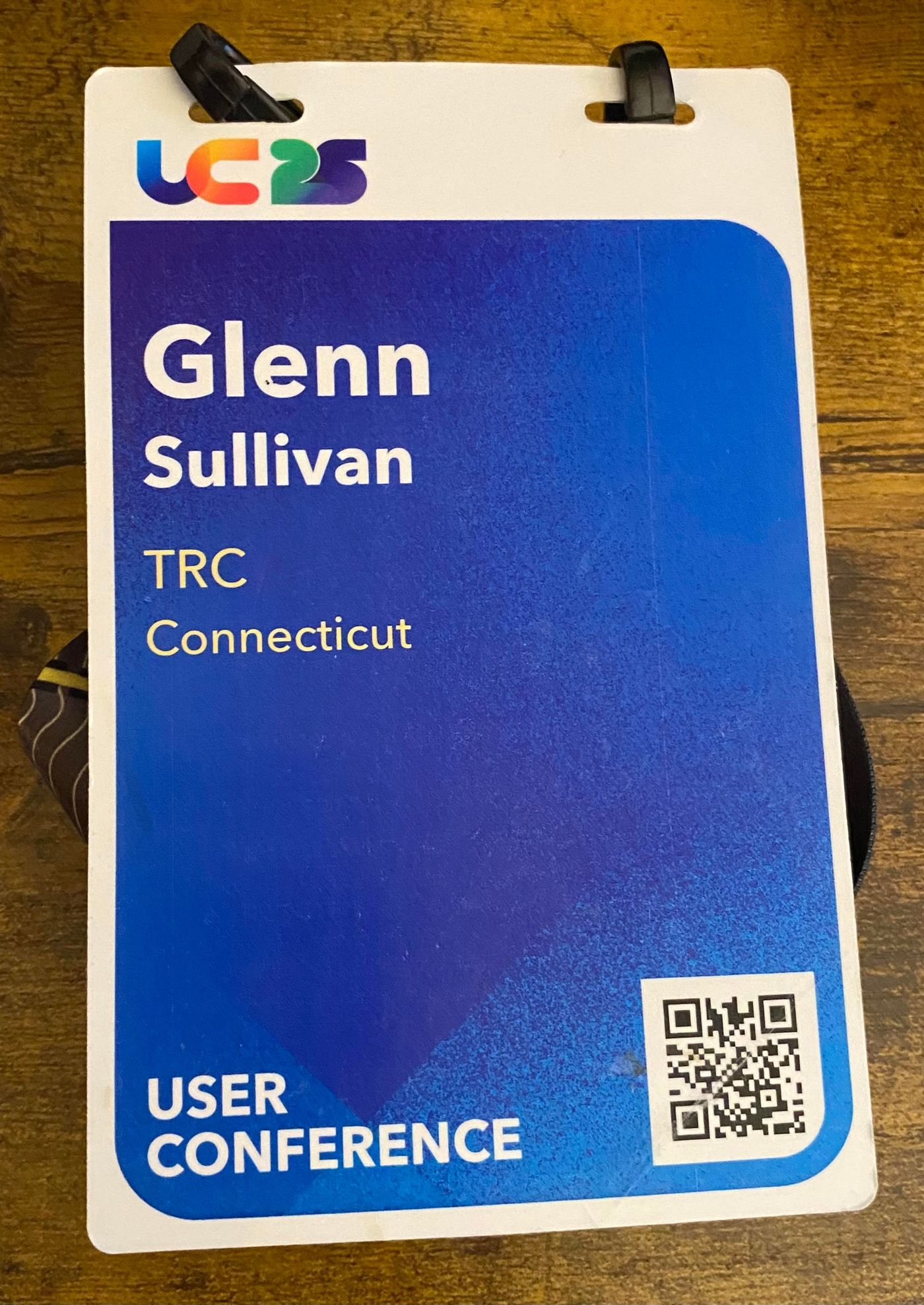 Glenn Sullivan's 2025 Esri User Conference badge
