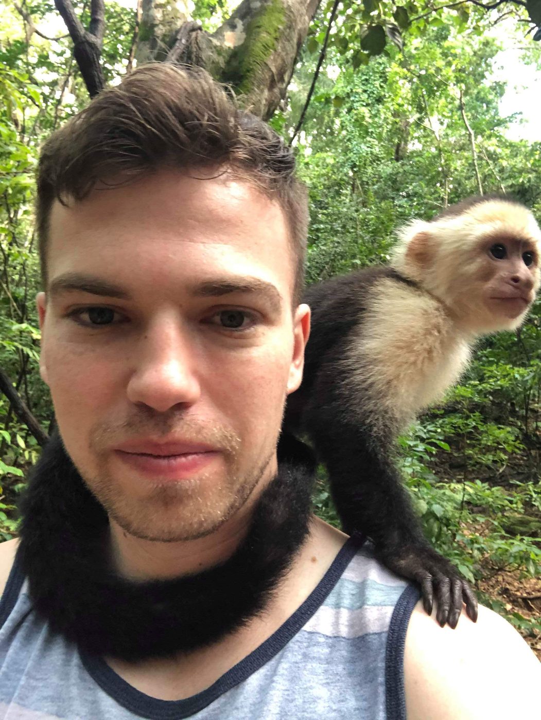 Glenn with animal friends